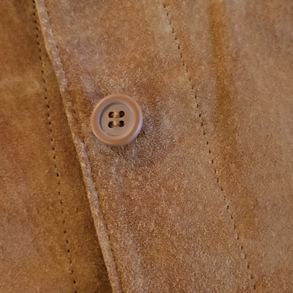 Bill Blass Jeans vtg suede leather pants and vest size 8 - Picture 10 of 12